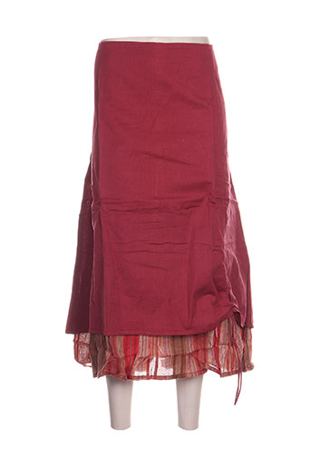 blancheporte jupes femme de couleur rouge