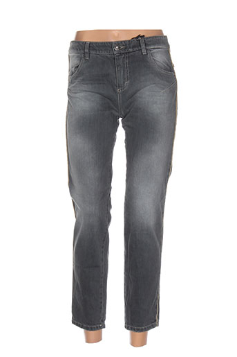 maryley jeans femme de couleur gris