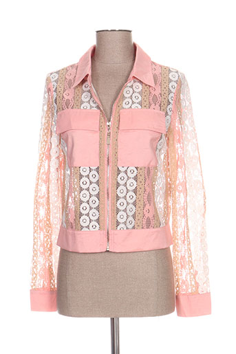 jaune rouge vestes femme de couleur rose