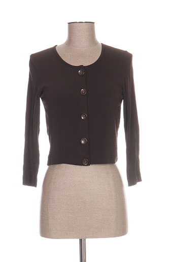 jus d'orange vestes femme de couleur marron