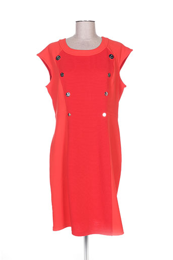 jus d'orange robes femme de couleur rouge
