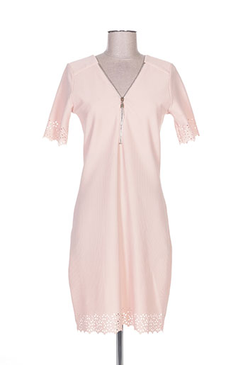 jus d'orange robes femme de couleur rose