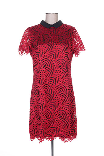 jus d'orange robes femme de couleur rouge