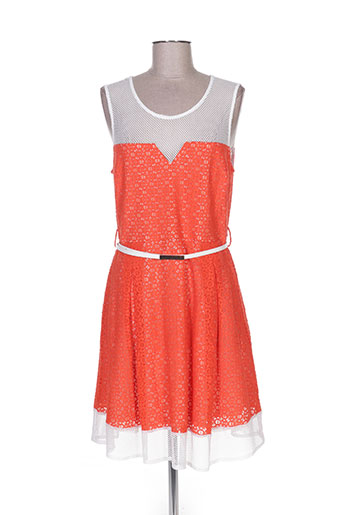 jus d'orange robes femme de couleur orange