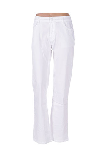 bs jeans pantalons femme de couleur blanc