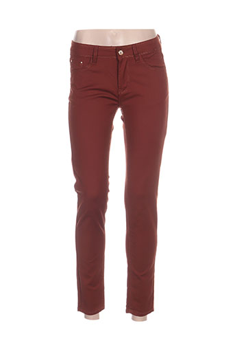 my christy pantalons femme de couleur marron