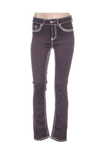 my christy pantalons femme de couleur gris