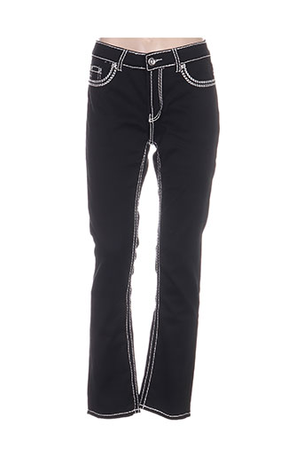 my christy pantalons femme de couleur noir