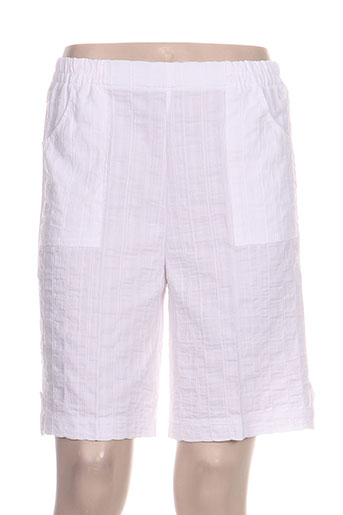 gevana shorts / bermudas femme de couleur blanc