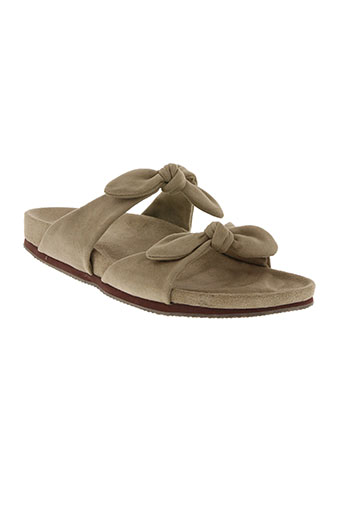 vanessa wu chaussures femme de couleur beige