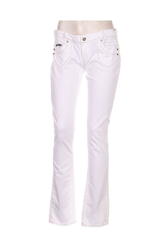 kaporal jeans femme de couleur blanc