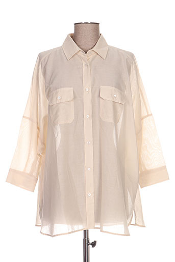 maxmara chemises femme de couleur beige