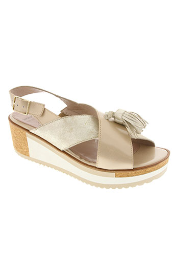 wonders chaussures femme de couleur beige