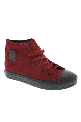 happy luck chaussures enfant de couleur rouge