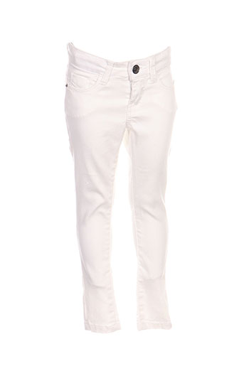 tiffosi jeans fille de couleur blanc
