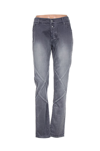 timezone jeans femme de couleur gris