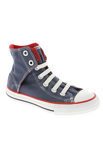 converse chaussures garçon de couleur bleu