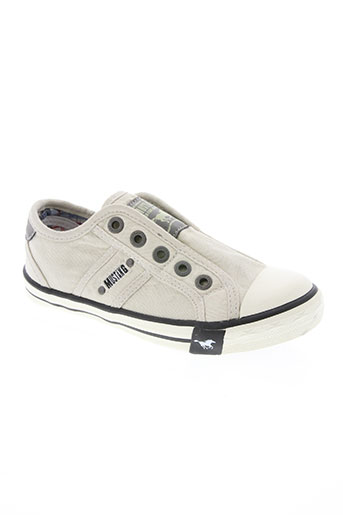 mustang chaussures garçon de couleur beige