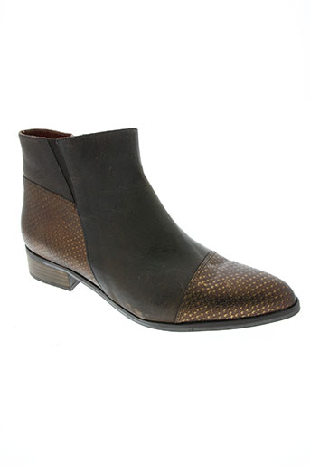 libre comme l'air chaussures femme de couleur marron