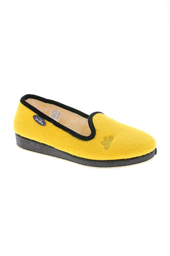 semelflex chaussures femme de couleur jaune