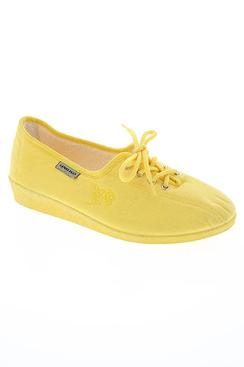 semelflex chaussures femme de couleur jaune