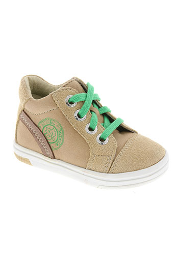 noël chaussures garçon de couleur beige