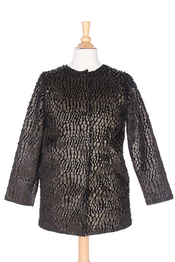 billieblush manteaux fille de couleur noir