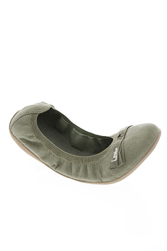 les p'tites bombes chaussures femme de couleur vert