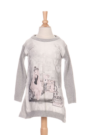 mayoral robes fille de couleur gris