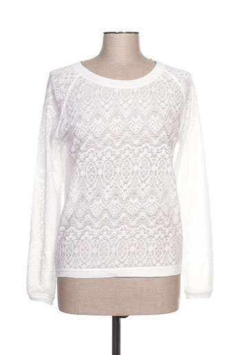 imitz pulls femme de couleur blanc