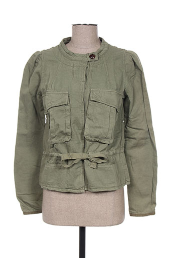 bellerose vestes femme de couleur vert