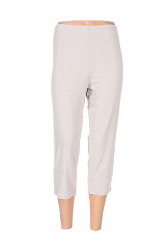 telmail pantalons femme de couleur beige