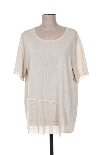 telmail pulls femme de couleur beige