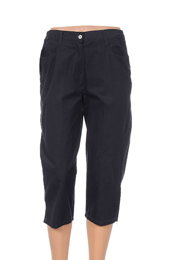 lucchini pantacourts femme de couleur noir