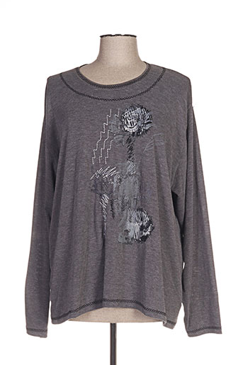 gd t-shirts femme de couleur gris