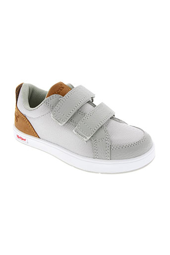 kickers chaussures garçon de couleur gris