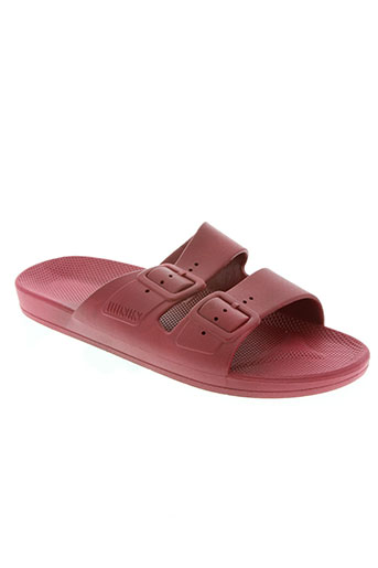 moses chaussures femme de couleur rouge