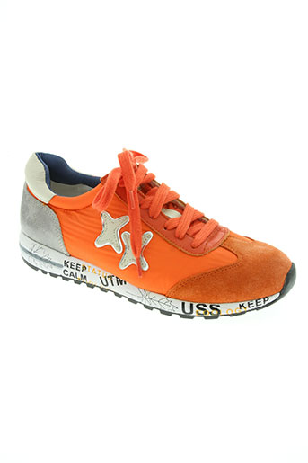coco et abricot chaussures femme de couleur orange