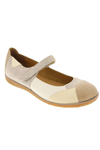 fugitive chaussures femme de couleur beige