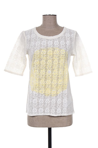une fille t-shirts fille de couleur blanc