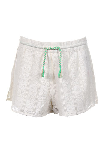 une fille shorts / bermudas fille de couleur blanc