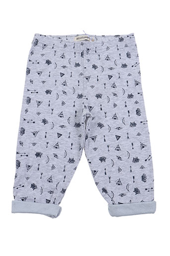 billybandit pantalons garçon de couleur gris