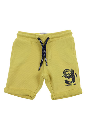 timberland shorts / bermudas garçon de couleur jaune