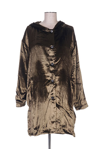 ikks manteaux femme de couleur vert