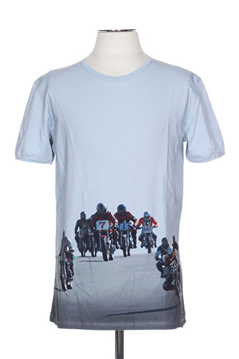pull in t-shirts homme de couleur bleu