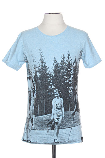 pull in t-shirts homme de couleur bleu