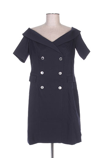 morgan robes femme de couleur bleu