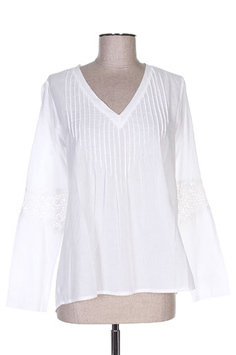 teddy smith tuniques femme de couleur blanc