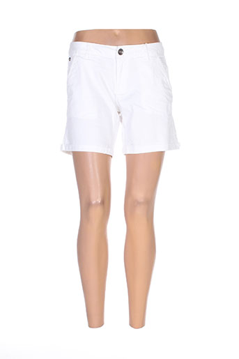 garcia shorts / bermudas femme de couleur blanc