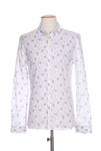 teddy smith chemises homme de couleur blanc